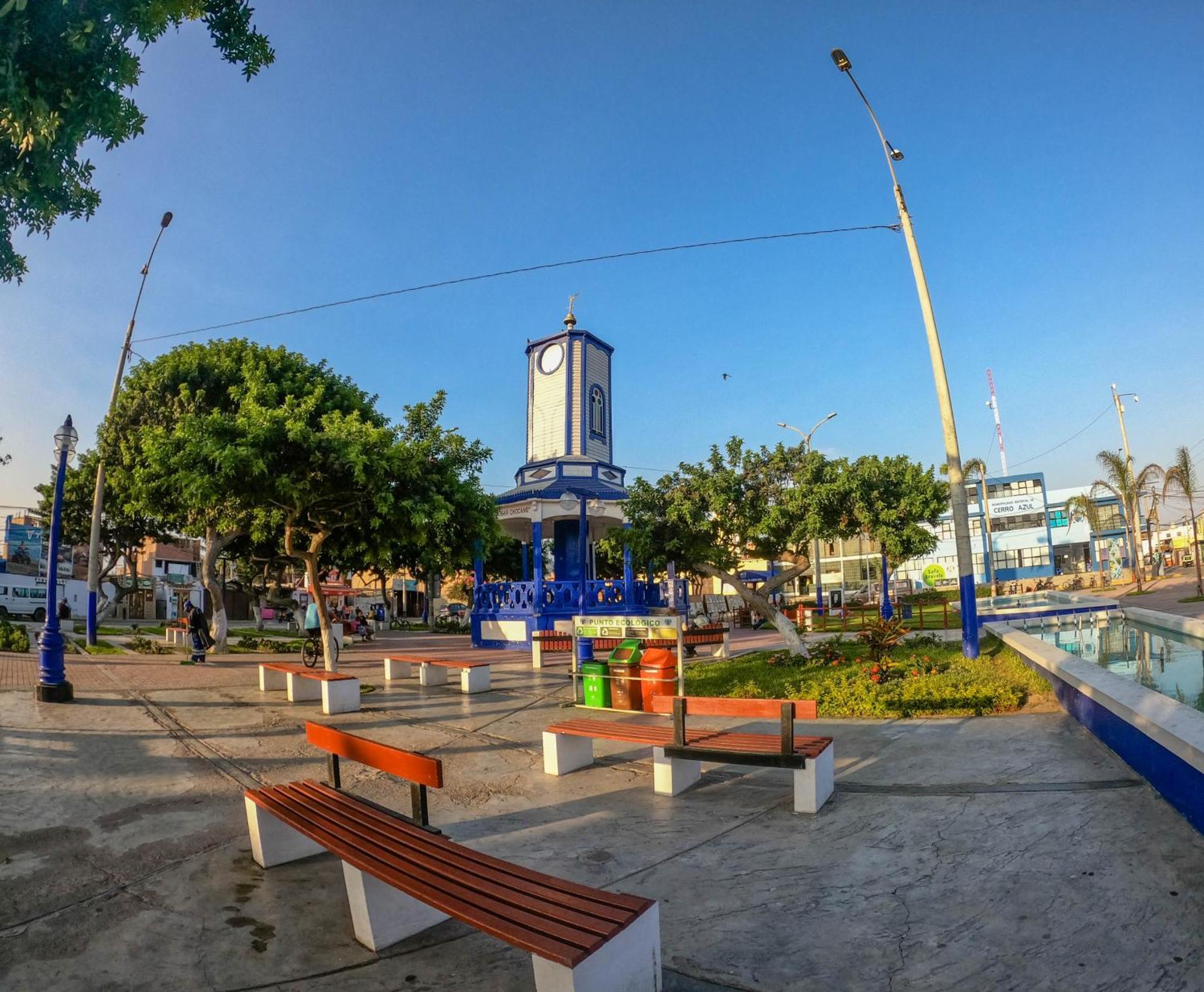 Hospedaje Rocio Del Mar Hotel เซโรอาซูล ภายนอก รูปภาพ